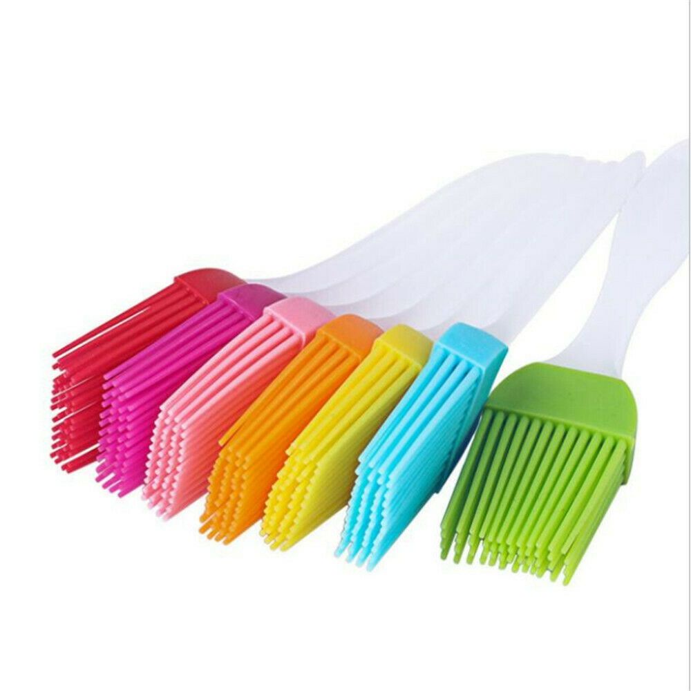 Cọ quét dầu bằng silicone nhiều màu sắc dễ vệ sinh cho nướng BBQ