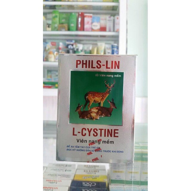 L cystine ( MẪU MỚI), bổ sung dưỡng chất cho tóc, giảm rụng tóc, chống oxy hóa, làm mịn và sáng hộp 60 viên