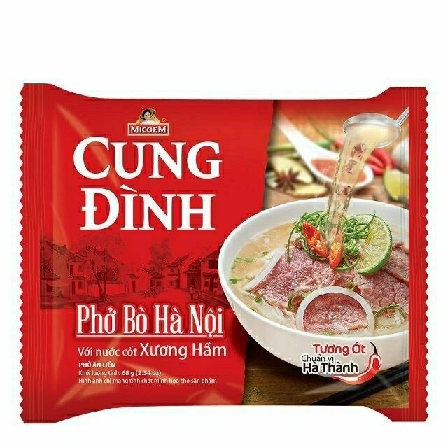 Phở bò/ gà hương vị Hà Thành thùng 30 gói