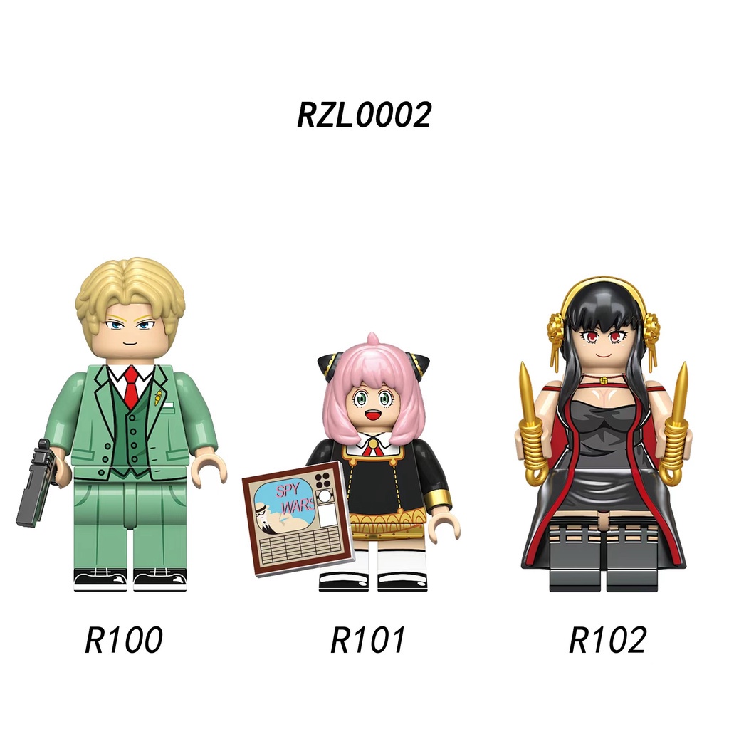 Bộ Đồ Chơi Lắp Ráp Mô Hình Búp Bê Gideon Kara nano Mini Giáo Dục Sớm Cho Bé Trai