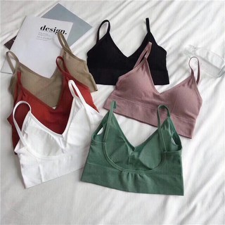 Áo bra thun gân hở lưng siêu mát