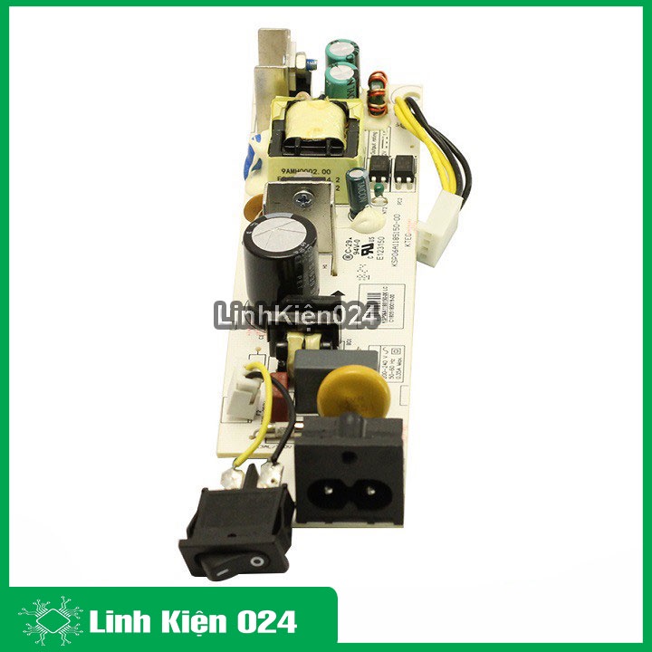 Mạch nguồn 12v 1.5a không vỏ có bảo vệ kèm công tắc bật tắt