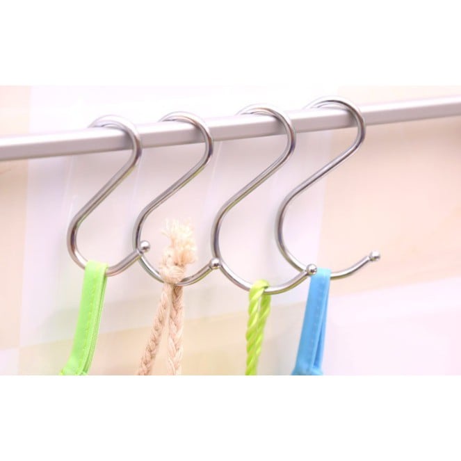móc chữ S treo đồ treo quần áo siêu chắc chịu lực, đa năng loại dày