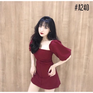 Đầm dự tiệc cúp ngực ôm body tay phồng siêu hot ❤️