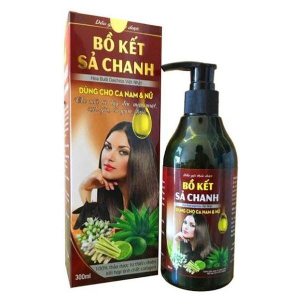 DẦU GỘI BỒ KẾT SẢ CHANH HOA BƯỞI kích mọc tóc, trị gàu, ngứa , nấm da đầu , ....