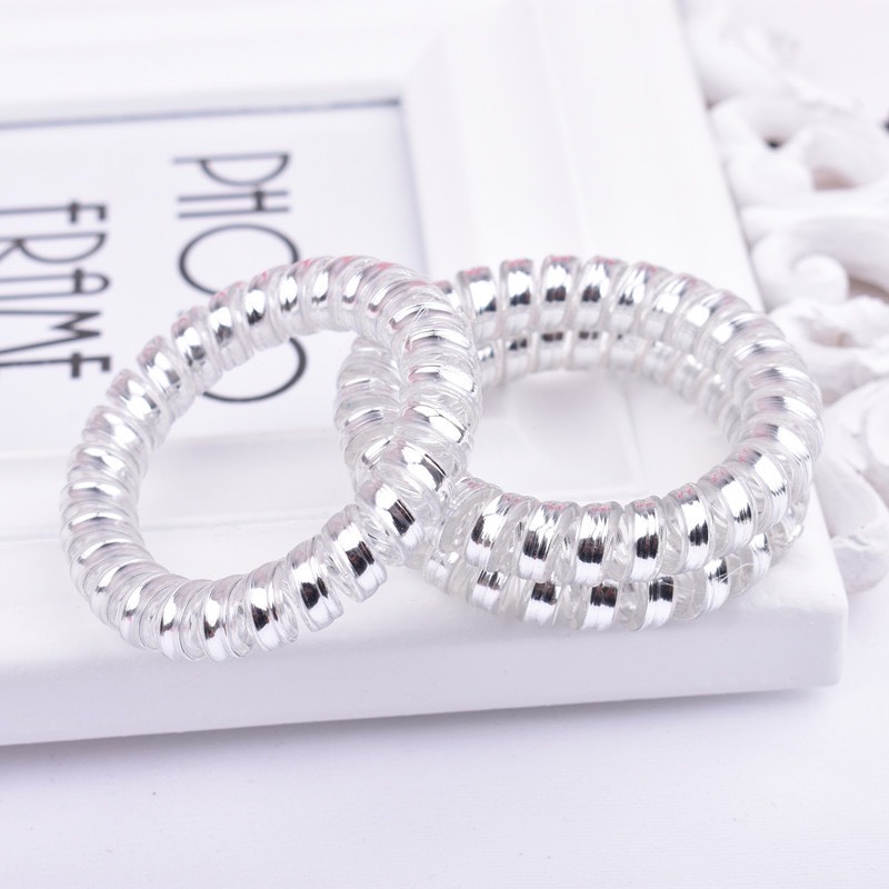 Dây cột tóc lò xo, dây buộc kiểu xoắn tránh gây rụng tóc