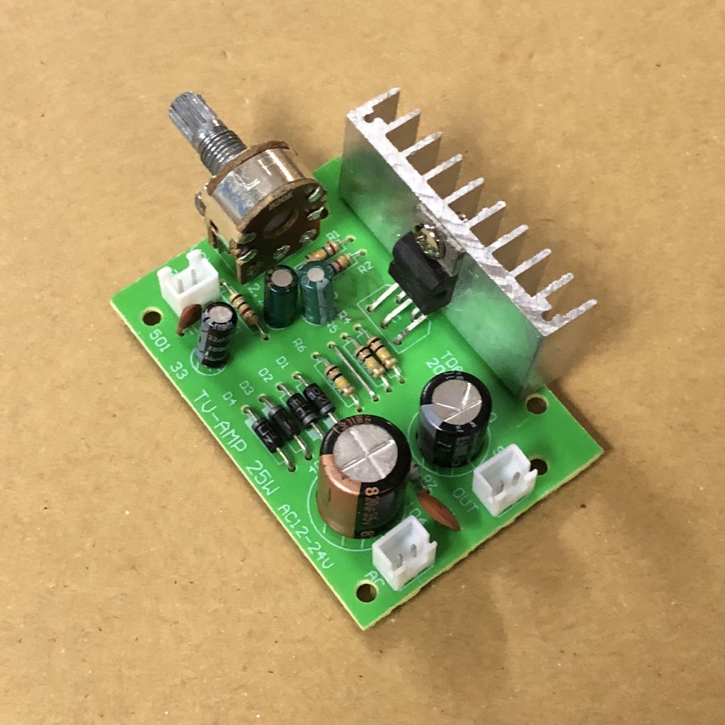 Mạch khuyếch đại công suất TDA2030A, Nguồn 12V - 24V, Công suất 20W Dùng độ loa kéo, karaoke .v.v...