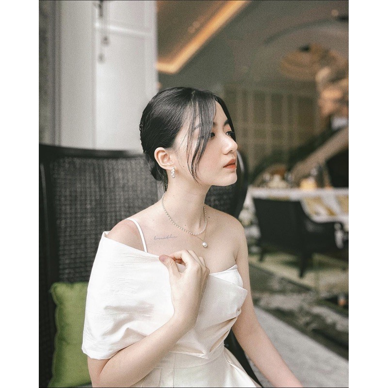 Dây chuyền vòng cổ Pearl necklace sang chảnh Sulli store