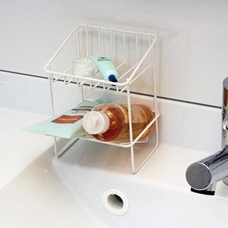 Giá nhỏ để bồn rửa mặt 2 tầng