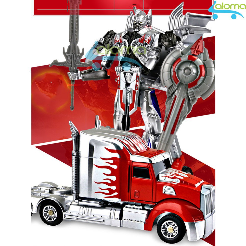 Robot biến hình ôtô Transformer cao 35cm mẫu Optimus Prime