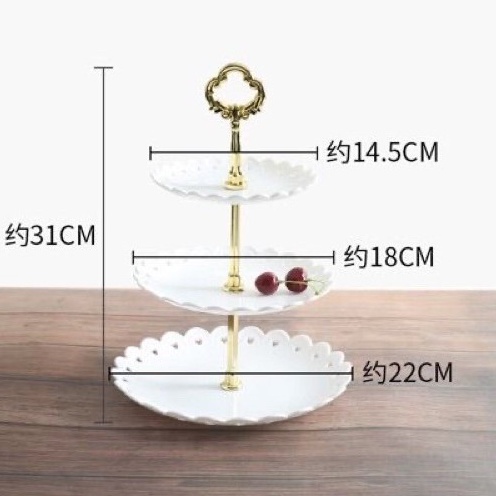 Khay đựng bánh kẹo hoa quả cupcake trang trí tiệc cưới, tiệc sinh nhât