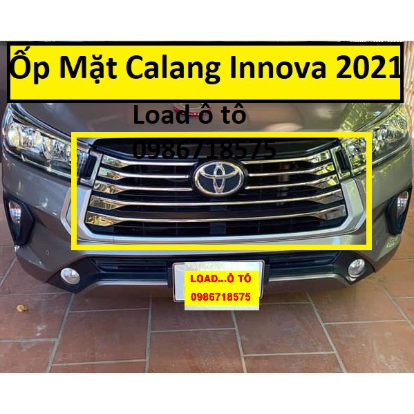 Ốp Mặt Ca lăng Toyota Innova 2021 Mạ Crom cao Cấp