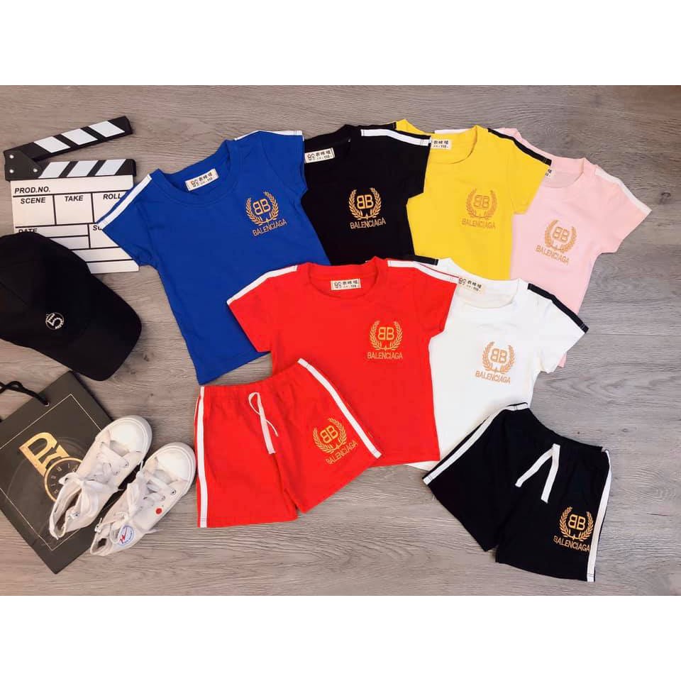 Bộ cotton BBB sang chảnh, thấm hút mồ hôi tốt cho bé trai bé gái - BCBB