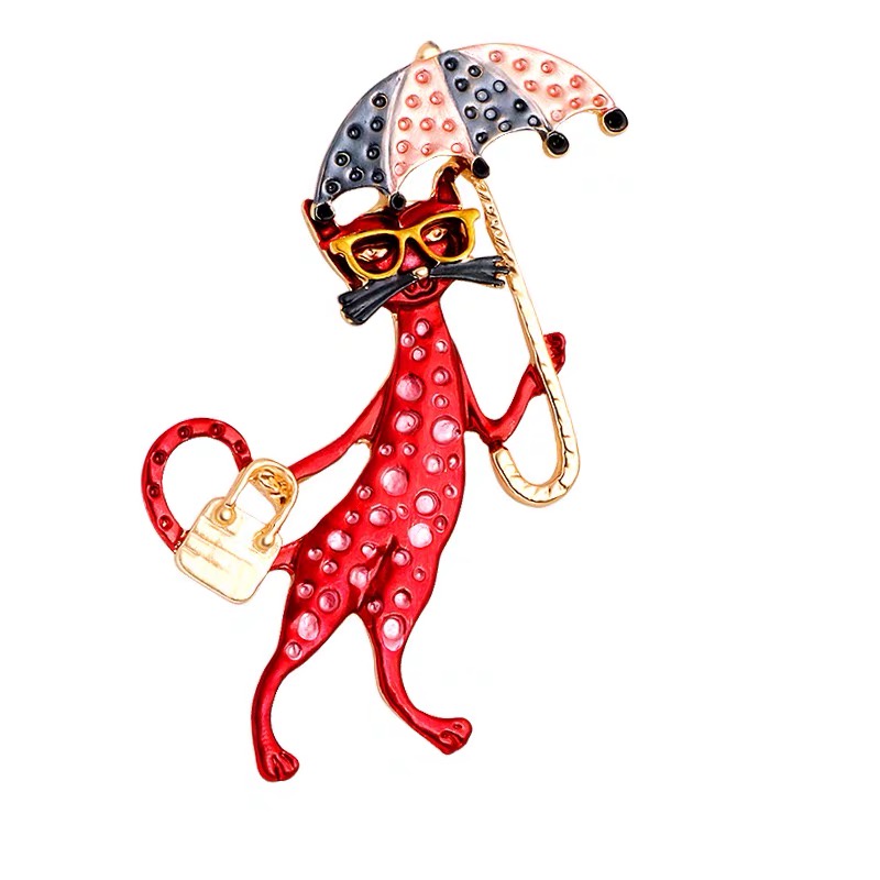 TRÂM CÀI ÁO CECY RED - BLUE CAT M606