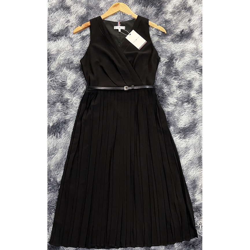 ĐẦM T0MMY HlL.FlGER PLEATED DRESS