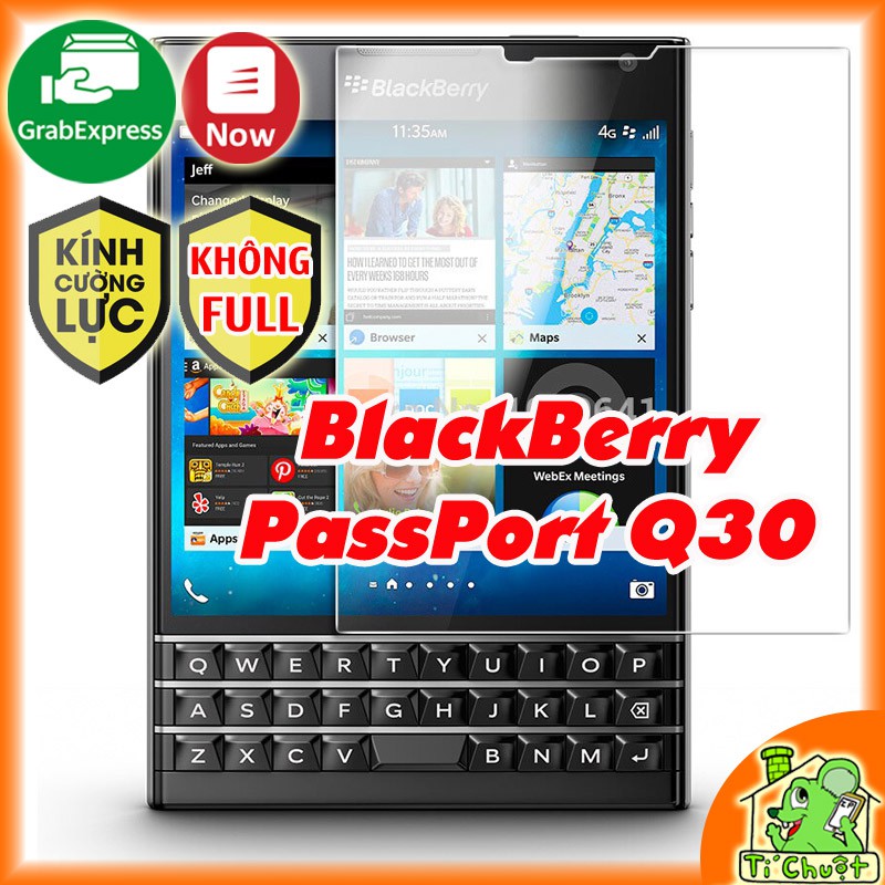 [Ảnh Thật] Kính Cường Lực BlackBerry Passport Q30 - Không FULL, 9H-0.26mm có mài cạnh 2.5D
