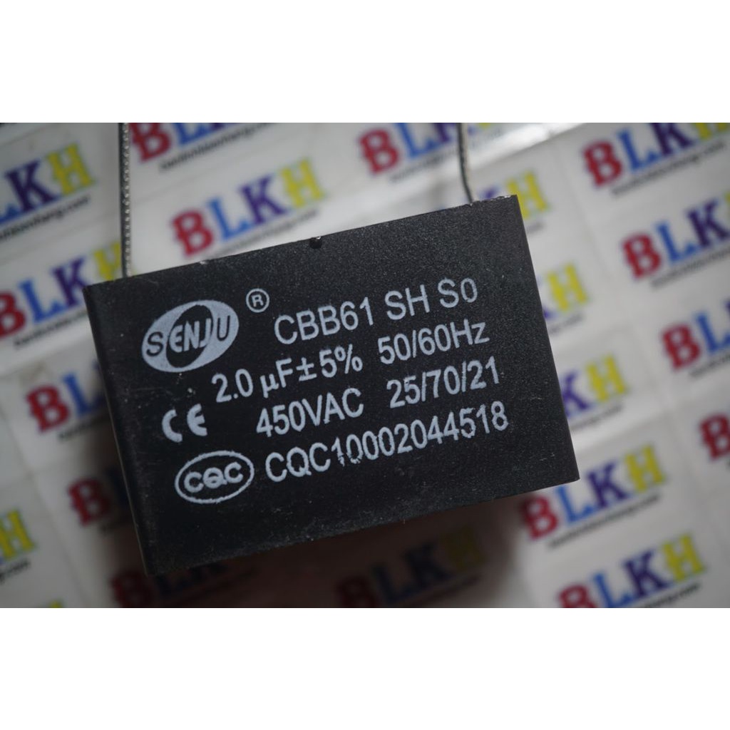 5 Tụ CBB61 cắm 450V 2uF