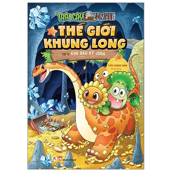 Sách - Trái Cây Đại Chiến Zombie - Thế Giới Khủng Long Tập 6 - Kho Báu Kỷ Jura
