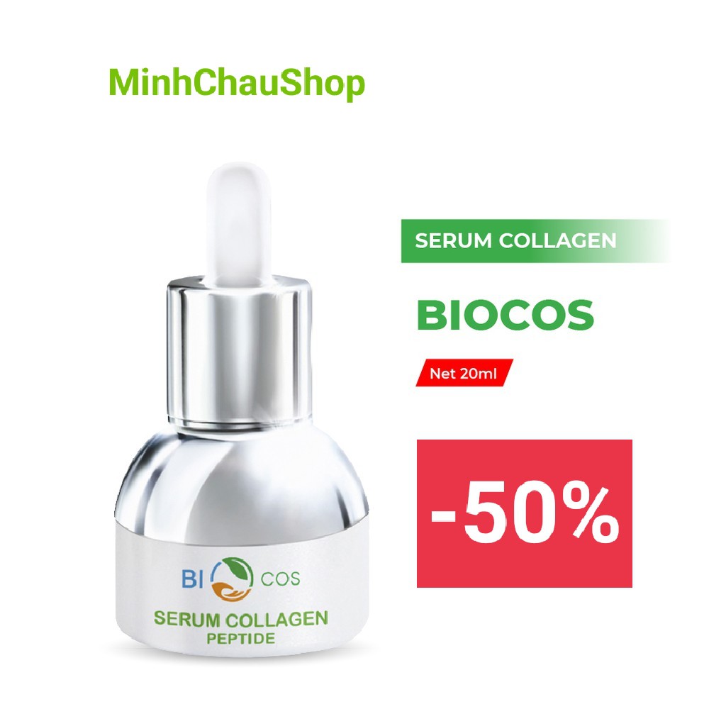 Serum collagen Biocos - Căng bóng da, ngừa nếp nhăn, chảy sệ và giúp da đàn hồi, khỏe mạnh