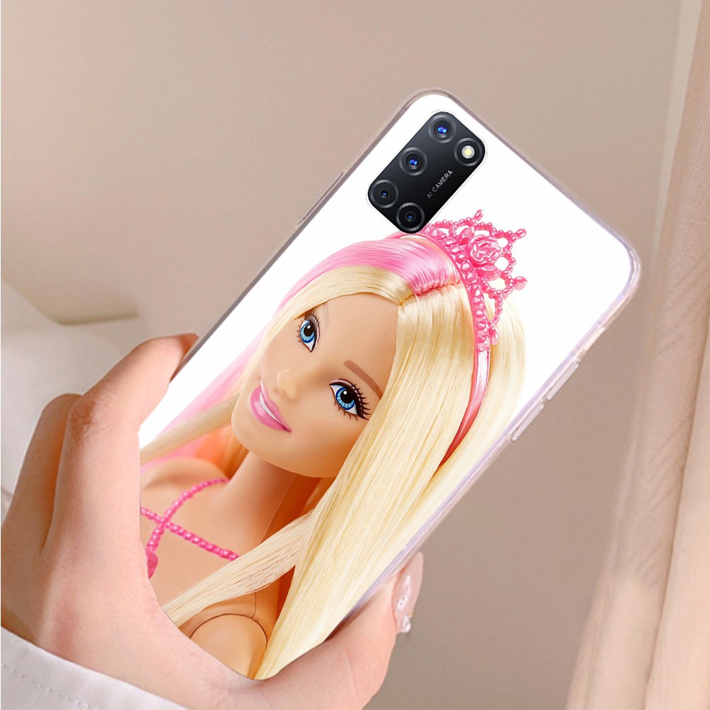 Ốp Điện Thoại Mềm Trong Suốt Hình Barbie Gt240 Cho Motorola Moto G4 G5 G5S G6 Play Plus