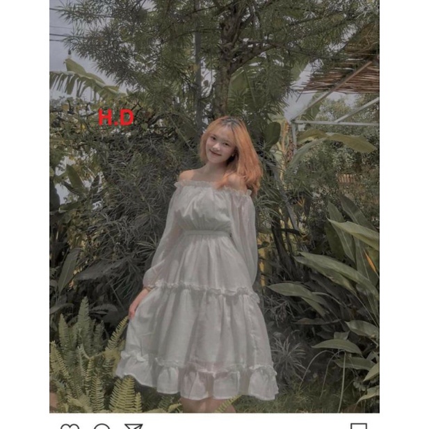 Váy Tiểu Thư Trắng Trễ Vai Hoặc Cổ Vuông Vintage CHUN TAY ❤ Đầm Xòe 2 Lớp lót trong Mặc Nhiều Kiểu rẻ👗Đầm tiểu thư Maxi | BigBuy360 - bigbuy360.vn