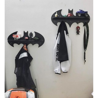 COMBO 2 KỆ TREO TƯỜNG BATMAN (Kèm 5 móc treo)