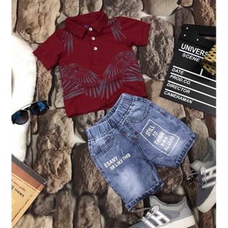 Combo bộ jean bé trai
