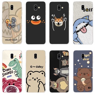 Ốp Điện Thoại TPU Dẻo In Họa Tiết Độc Đáo Thời Trang Cho Samsung Galaxy j6 2018 plus j7 2015 j7 2016 j7 pro 2017