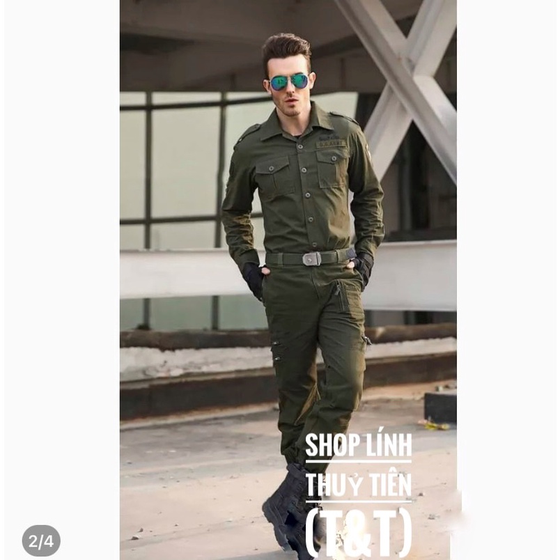 {HCM}_Áo Sơ Mi Nam Cao Cấp.Áo Sơ Mi Tay Dài Lính,Áo Sơ Mi Nam Đệp_THỦY TIÊN SHOP