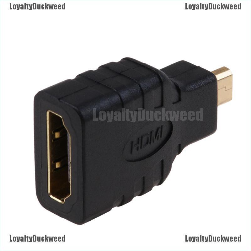 Đầu chuyển đổi micro hdmi type D đực sang hdmi type A cái cho hdtv