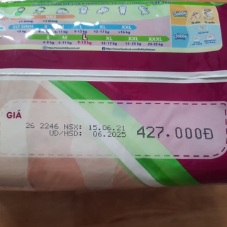 Tả (Bỉm) Bobby Quần M76, L68, XL62, XXL56 (Tặng 8 miếng) - BACH HOA HV