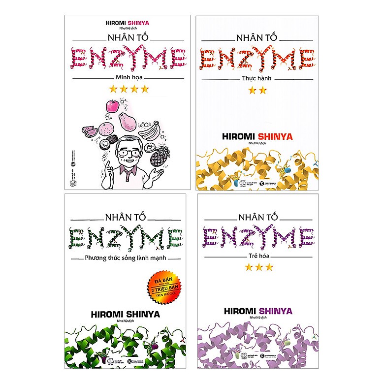 Sách Nhân Tố Enzyme (Trọn Bộ 4 Cuốn, lẻ, tùy chọn )