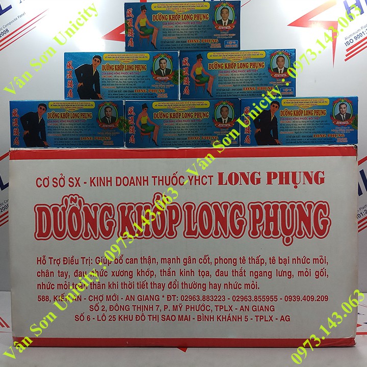 Dưỡng Khớp Long Phụng viên hoàn đen Đặng Hồng Phước vỉ 10 khuôn