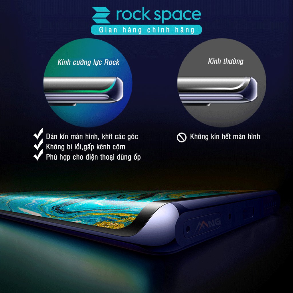 Kính Cường Lực PPF dẻo Rockspace nhám chống vân tay cho iphone và mọi dòng điện thoại Hàng chính hãng