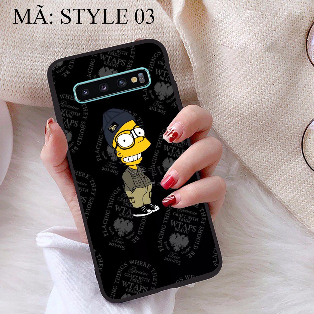 Ốp lưng Samsung S10 Plus viền dẻo TPU BST Phong cách