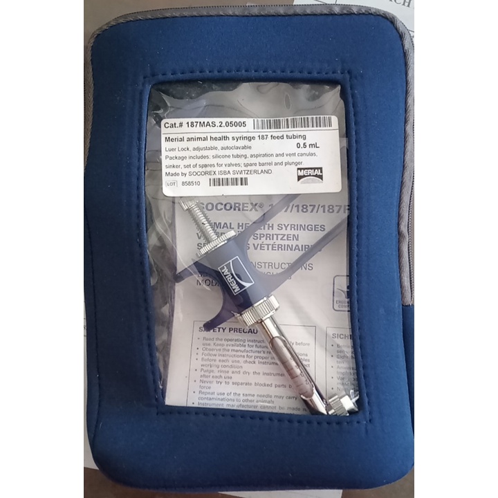 Xi lanh SOCOREX tự động dùng cho gia cầm 0.5ml và 1ml
