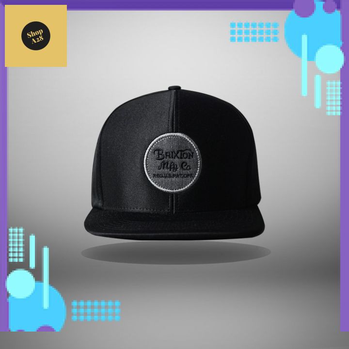 Mũ/Nón snapback nam nữ , Nón hiphop kaki cá tính , đen , nâu