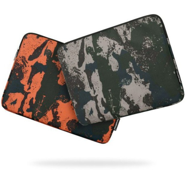 Túi chống sốc laptop/ macbook cao cấp màu sơn loang – Canvas Artisan