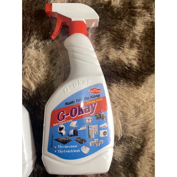 Nước tẩy rửa đa năng , tẩy xoong nồi , tẩy cặn canxi G okay 600ml