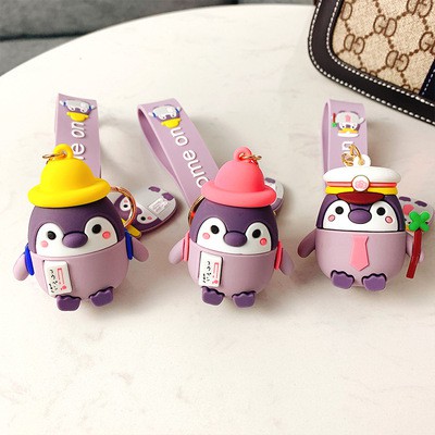 Móc khóa chim cánh cụt sáng tạo độc đáo dễ thương/ keychain chim cánh cụt