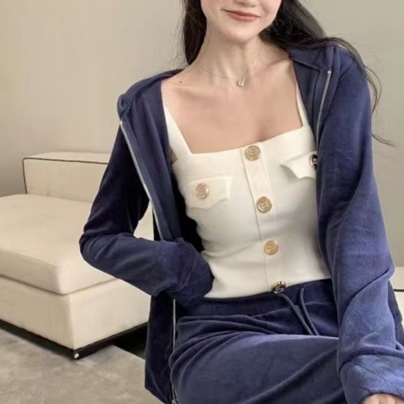 Áo hai dây thời trang mùa xuân hàn quốc dễ phối đồ
