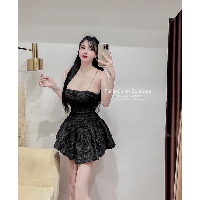 Đầm xốp 2s dang xoe hàng thiết kế siêu xinh