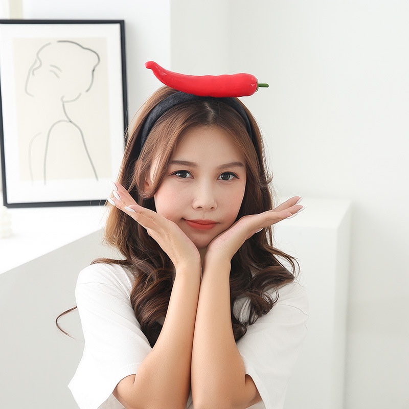 Băng Đô Cài Tóc Hình Rau Củ Quả