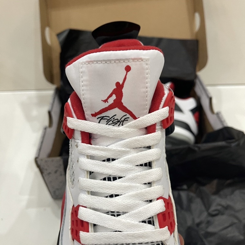 Giày Air Jordan 4 Fire Red  - Fullbox tặng kèm dây phụ