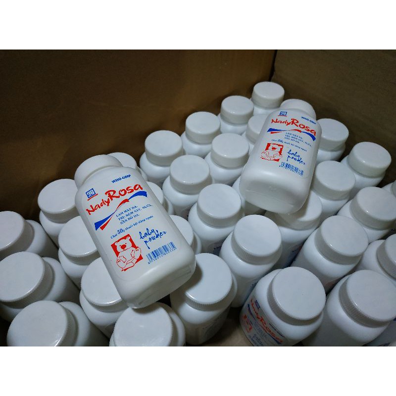 Phấn ngừa rôm sảy, mẫn ngứa cho bé NadyRosa chai 50g - Minh Tiến Phát