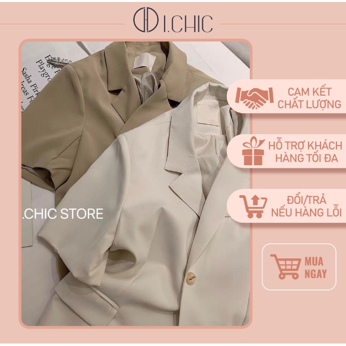 ICHIC - Áo blazer VE001 phong cách trẻ trung, năng động.