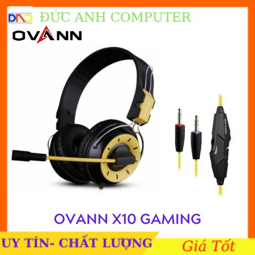 Tai Nghe Chuyên Game OVANN X10- Vàng Đen-- Tai Nghe Game Thủ