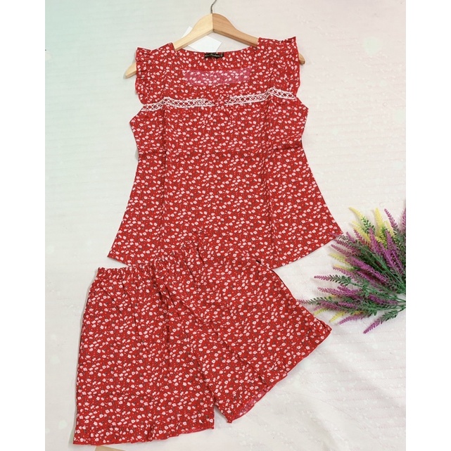 Đồ bộ nữ tay cánh tiên 💞FREESHIP💞 quần đùi vải lụa mềm, mịn, mặc mát hợp thời trang.
