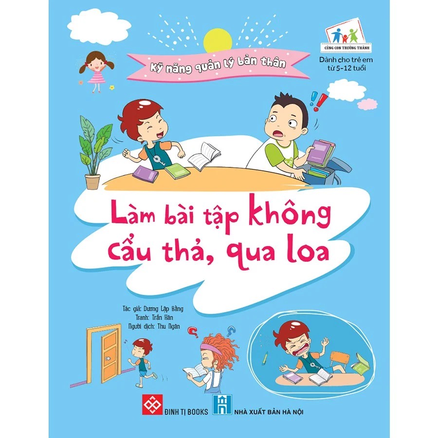 SÁCH - Kỹ năng quản lý bản thân- Làm bài tập không cẩu thả, qua loa