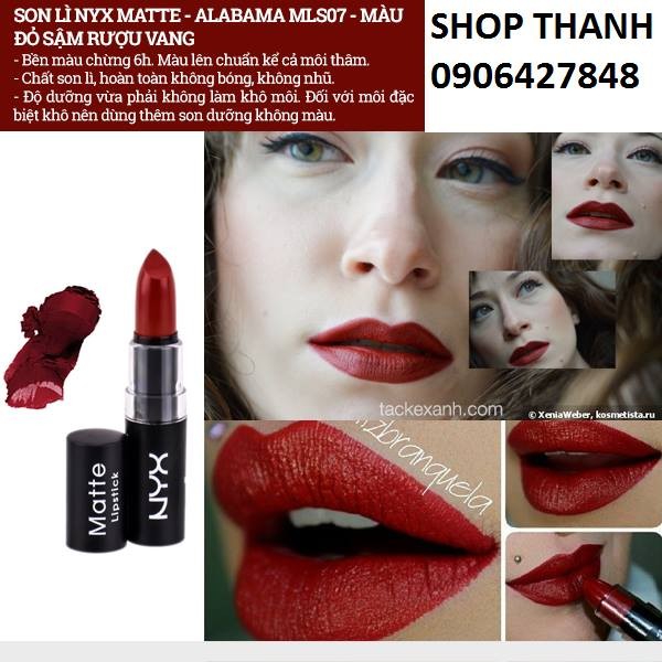 SON THỎI NYX AUT
